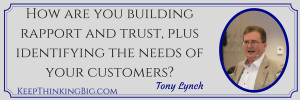 tony lynch rapport and trust